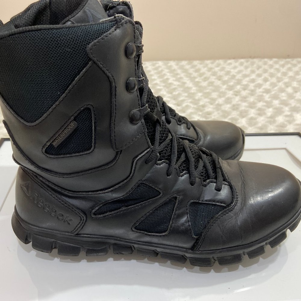 Reebock black men ankle boots size 10.5